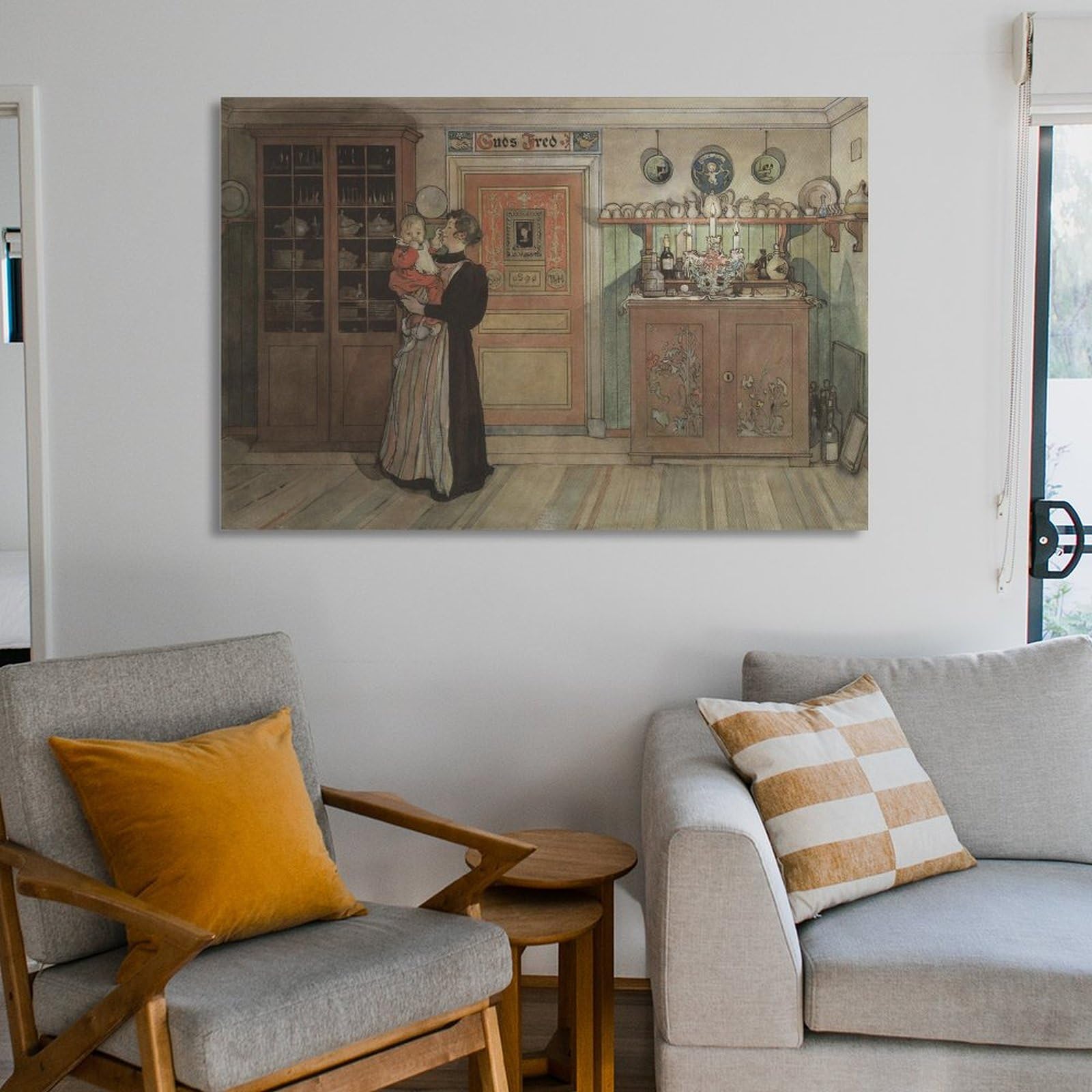 □Carl Larsson□Between Christmas＆NewYear□ Carl Larsson - Between Christmas and New Year. From A Home